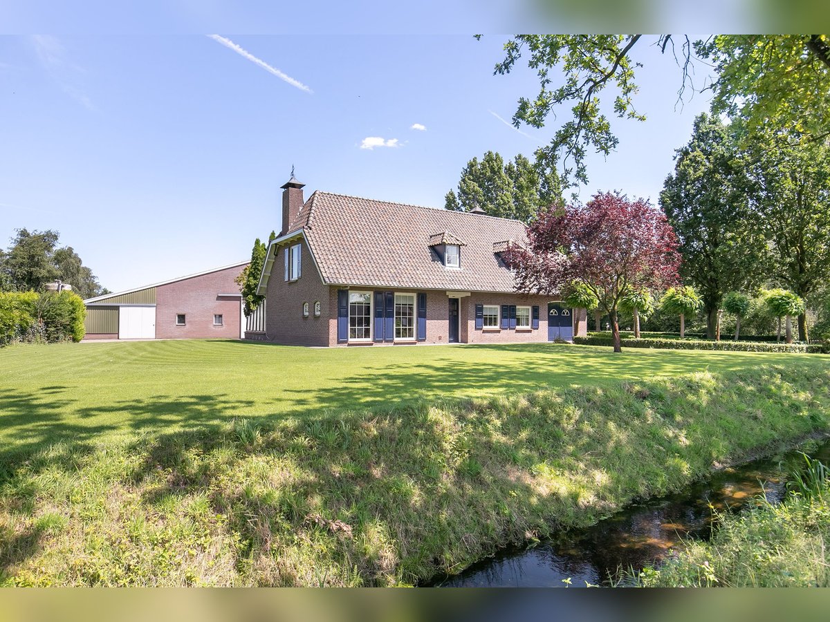 Detached house with riding hall behind, a half-hour drive from Equestrian Centre de Peelbergen!