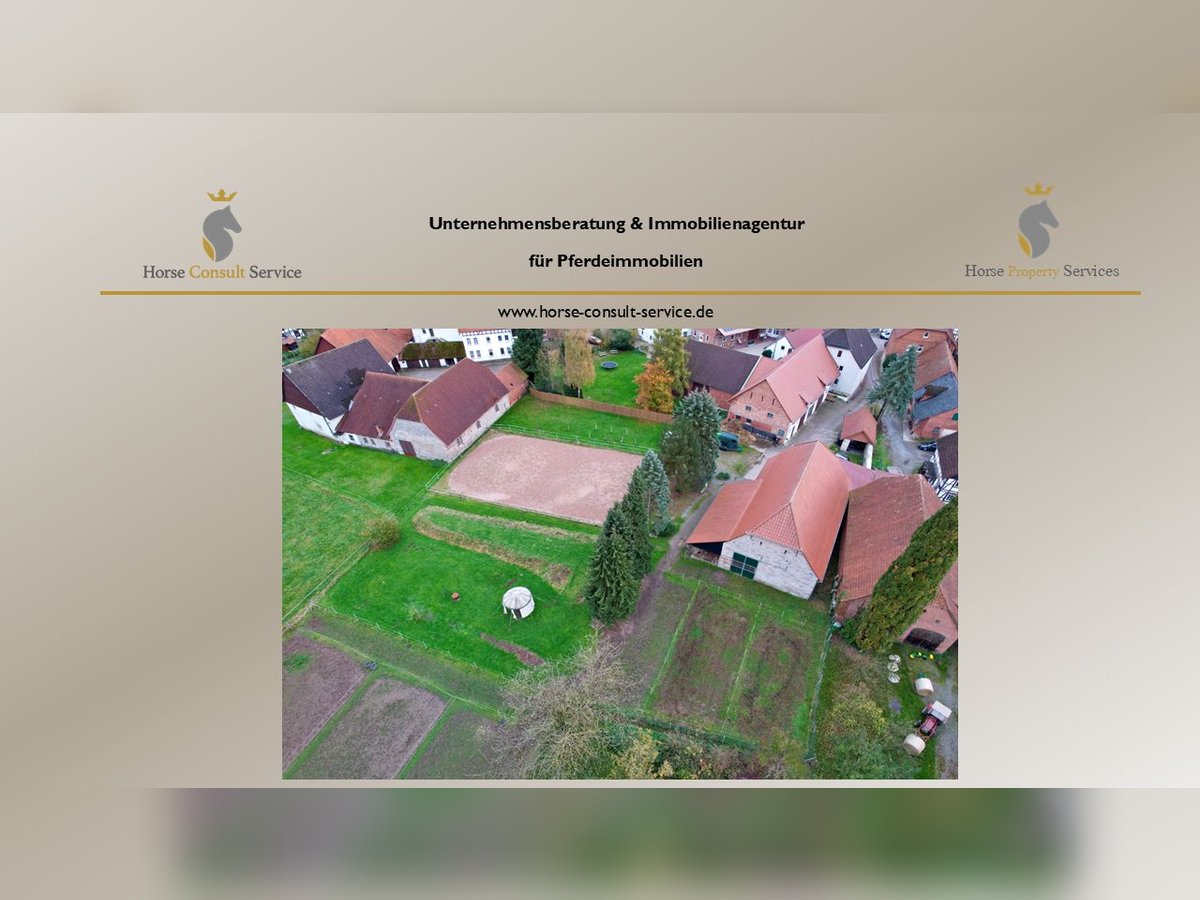 Reiterhof mit großzügigem Wohnhaus im Weserbergland