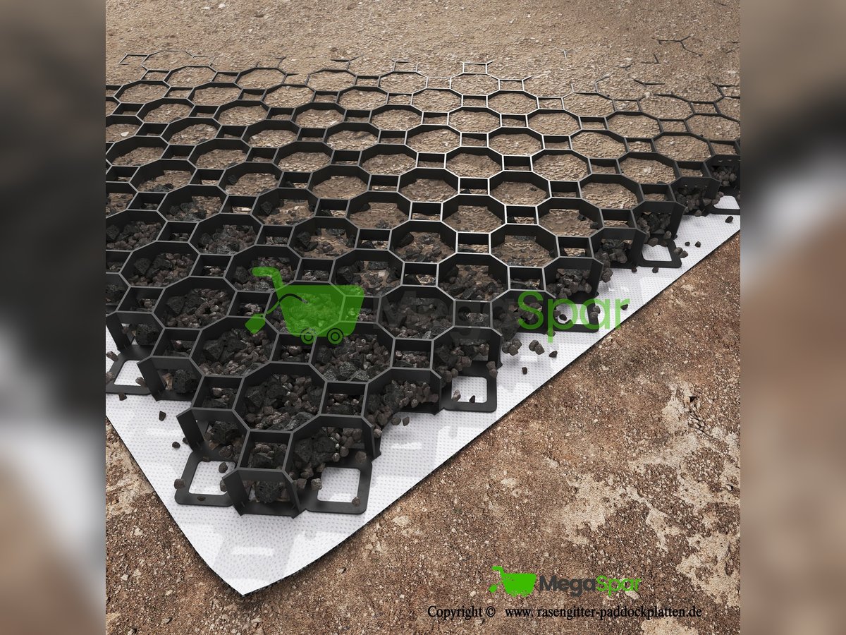 Rasengitter & Kieswaben - Bodengitter, Paddockplatten, Kiesgitter & Parkplatzgitter | Paddockmatten