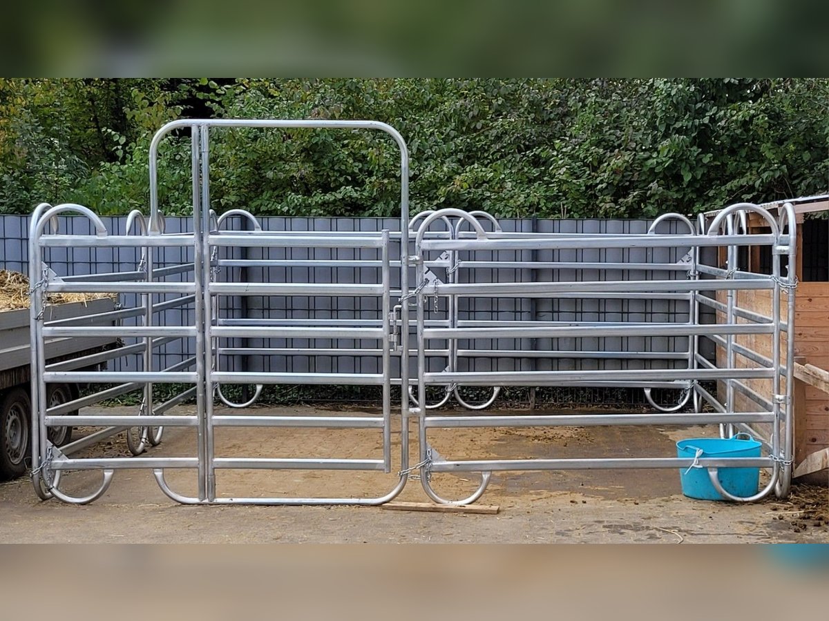 Weidebox / Panelbox / Rehabox / Pferdebox - komplett 4,20 x 4,20 x 1,73 cm