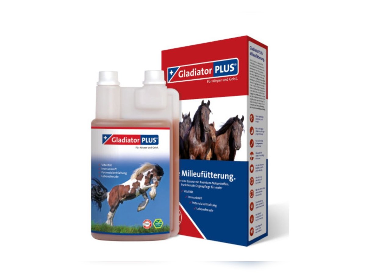 GladiatorPLUS Pferd 1Liter PET Flasche limitierte Aktion UVP 89,90€