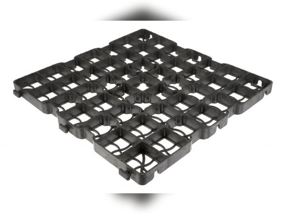 70m² 30LG Paddockplatten Schwarz 50 x 50 x 3cm
