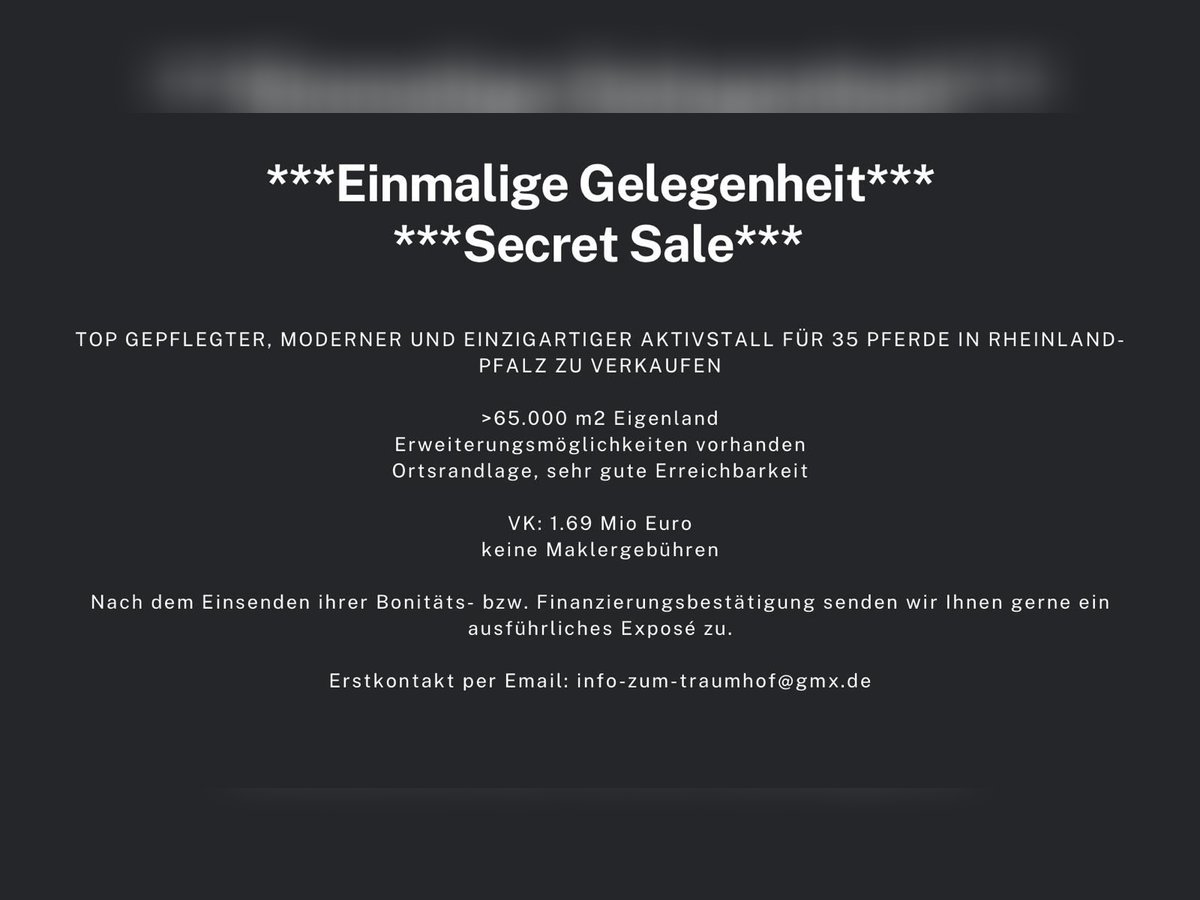 *** Einmalige Gelegenheit *** Secret Sale ***