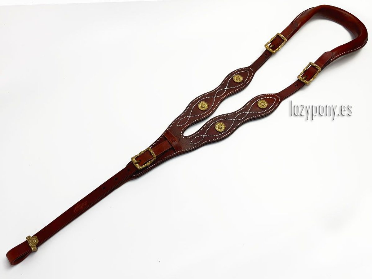 Baroque horse crupper Lazypony, baticola barocca para cabllos