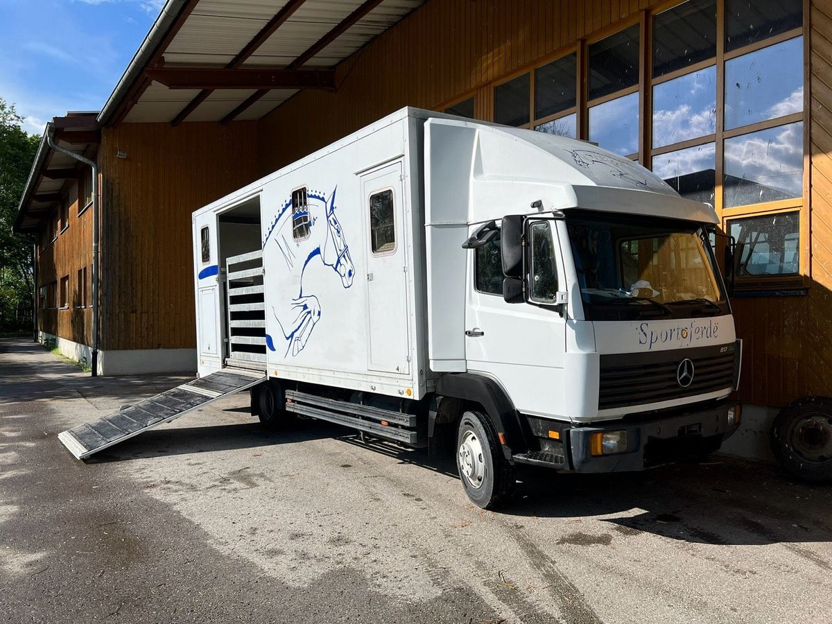 Mercedes Benz 817 eco power 4 Pferdetransporter