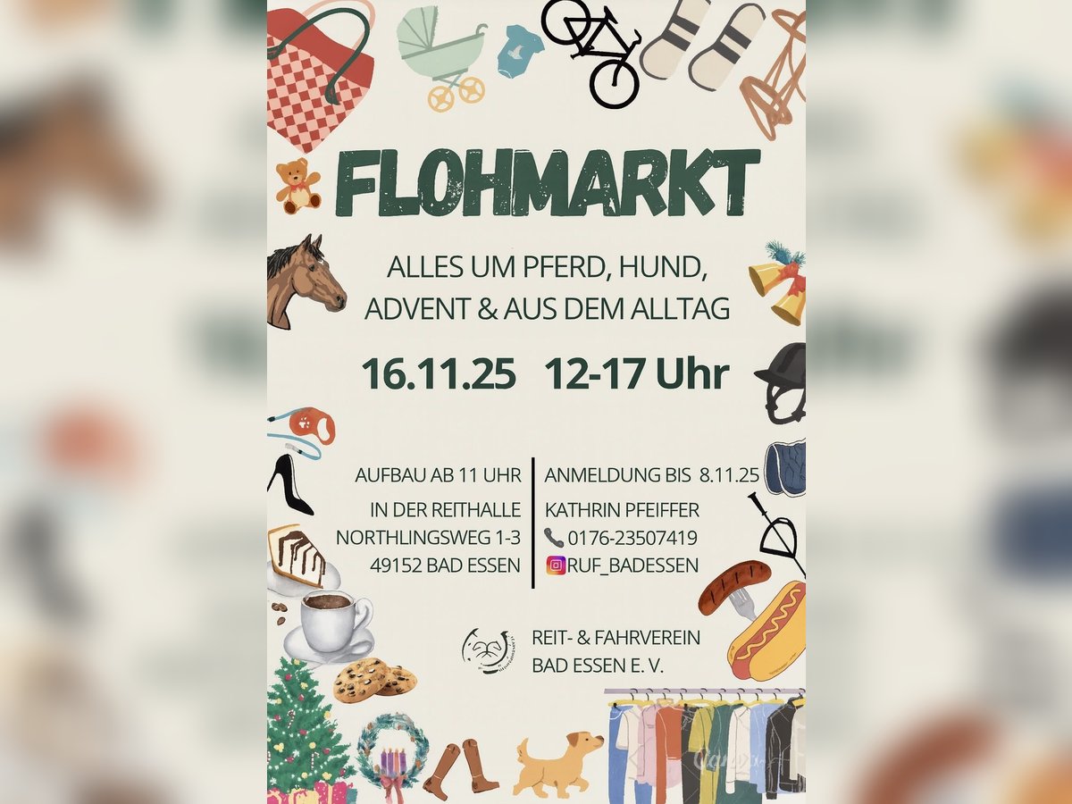 ✨ Flohmarkt in der Reithalle ✨ ✨ Flohmarkt in der Reithalle ✨