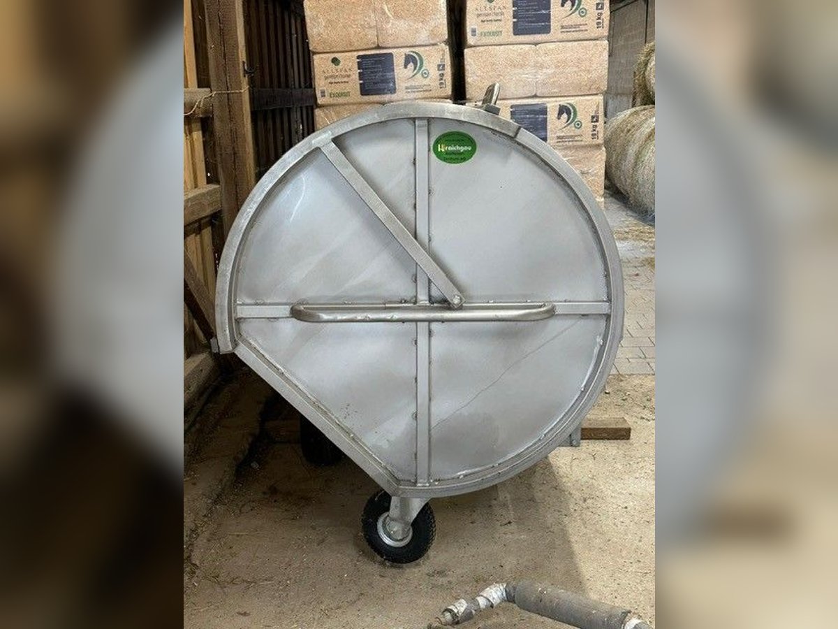 KNEILMANN Mistcontainer aus Edelstahl mit Edelstahldeckel, 2400 Liter 