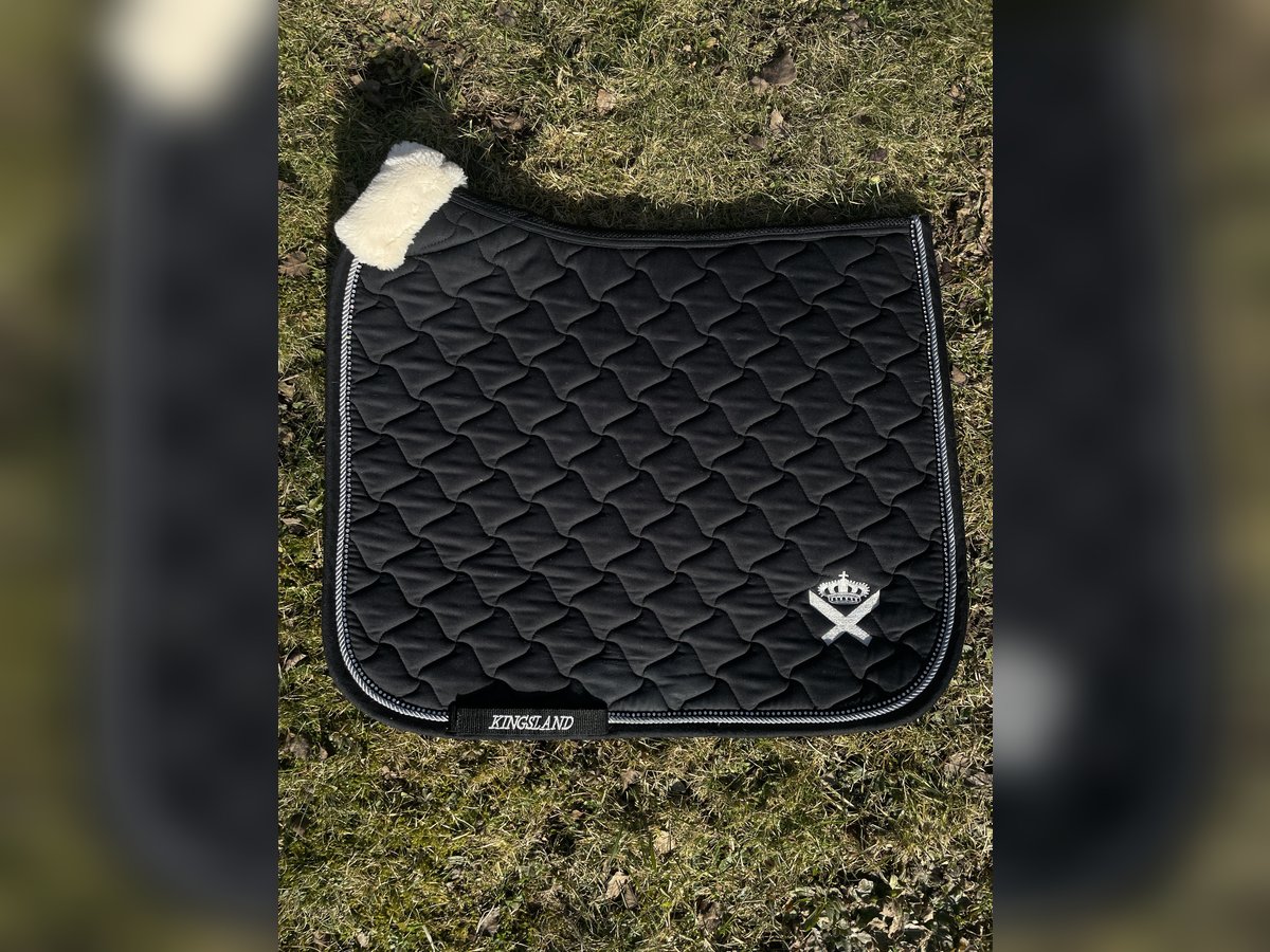 Gorgeous dressage Kingsland saddle pad with sheep skin