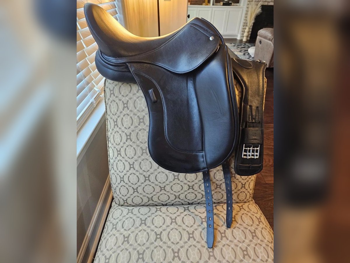 Schleese Infinity II Obrigado Dressage Custom Saddle 17.5" 