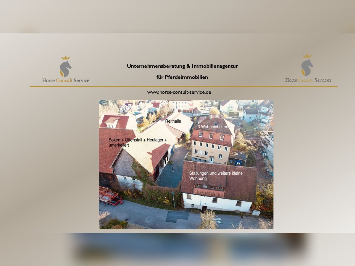 Vielseitiges Pferde- und Wohnensemble mit Ausbaupotenzial - Ideal für Tierklinik, Reitanlage uvm.