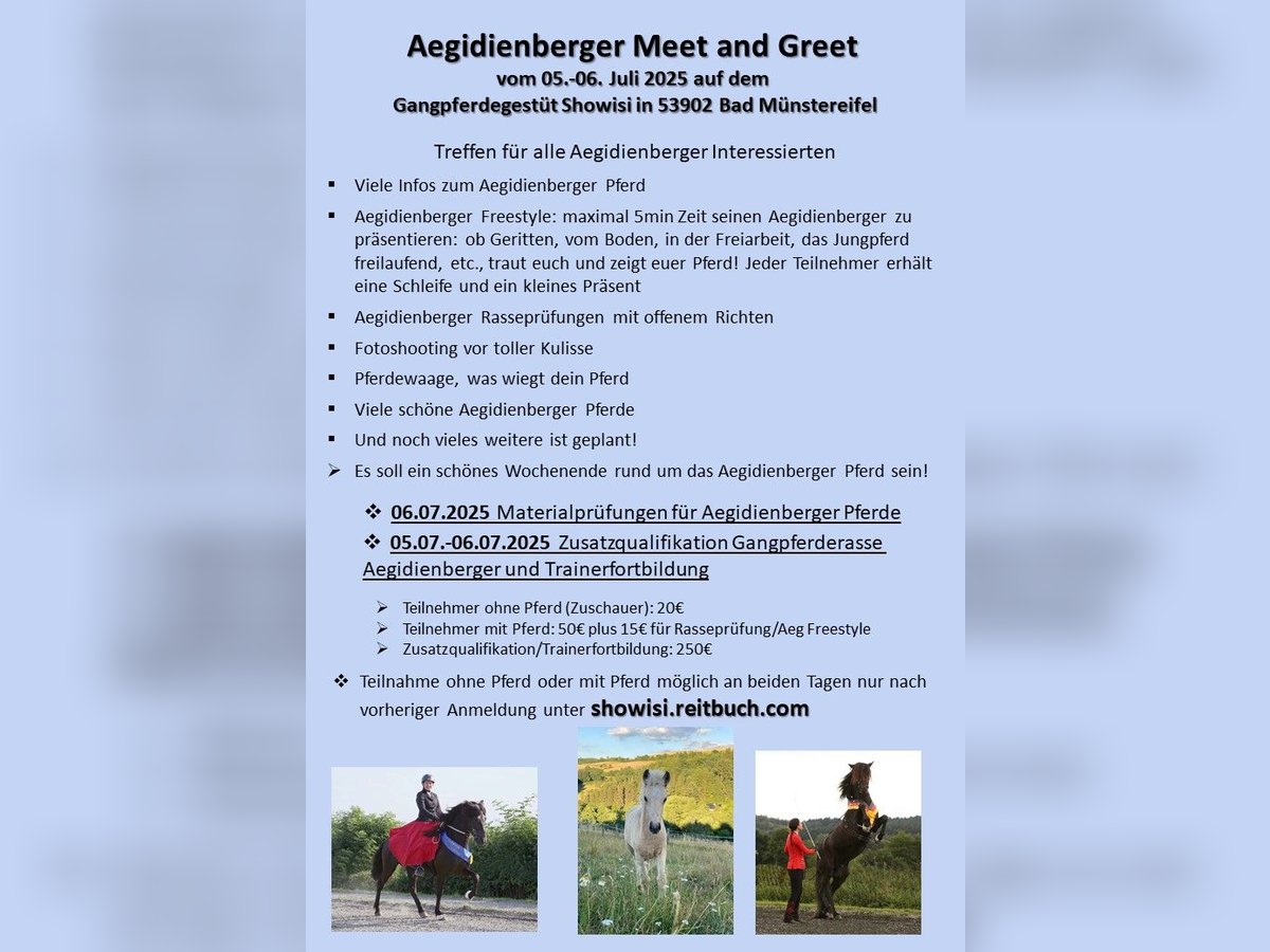 5.-6. Juli Aegidienberger Pferde kennen lernen