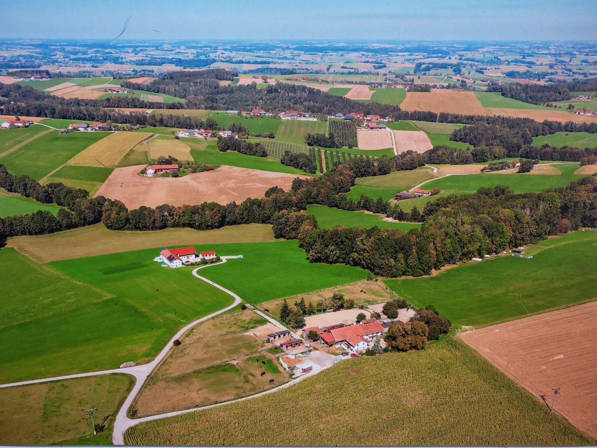 Pferdehof -Landwirtschaft östlich von München