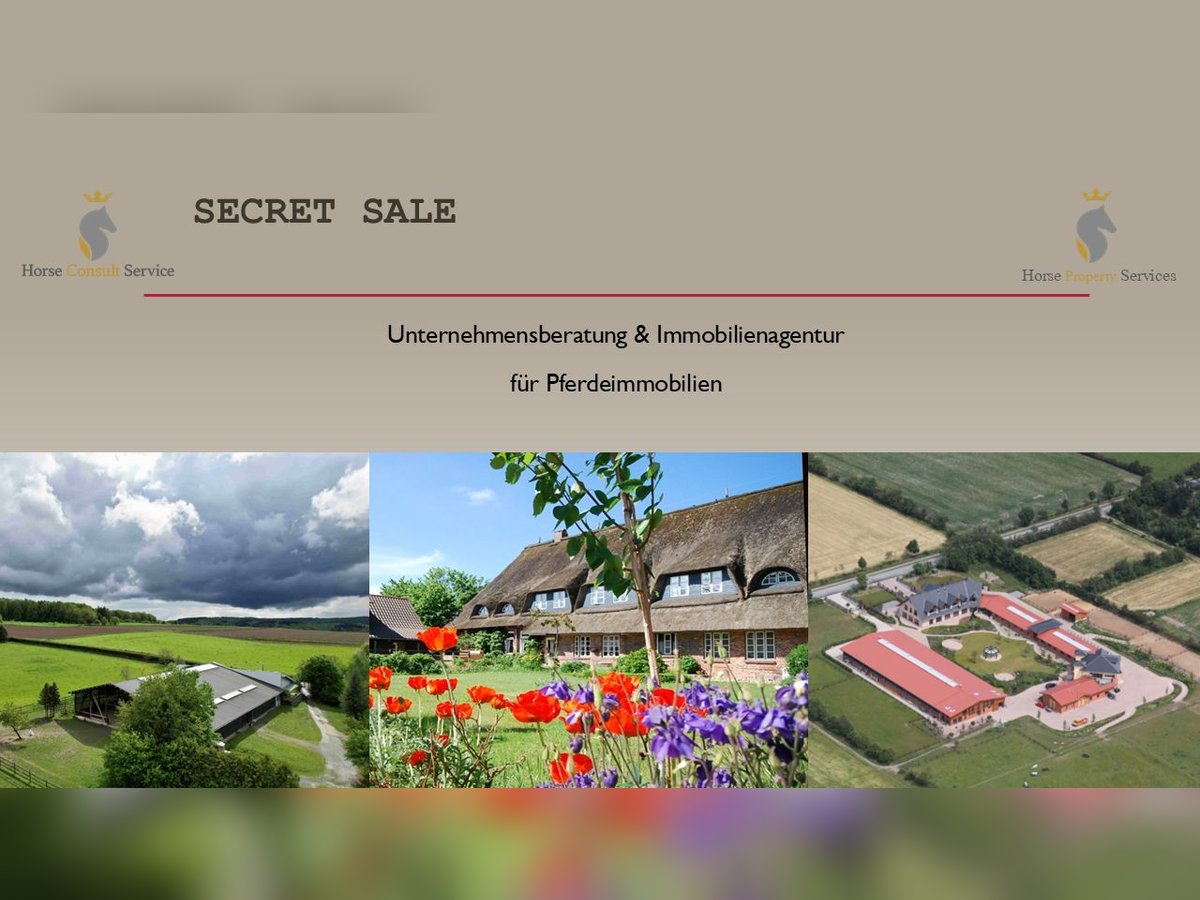 Secret Sale – Exklusive Reitanlage mit zwei Luxus-Wohnhäusern vor den Toren Hamburgs