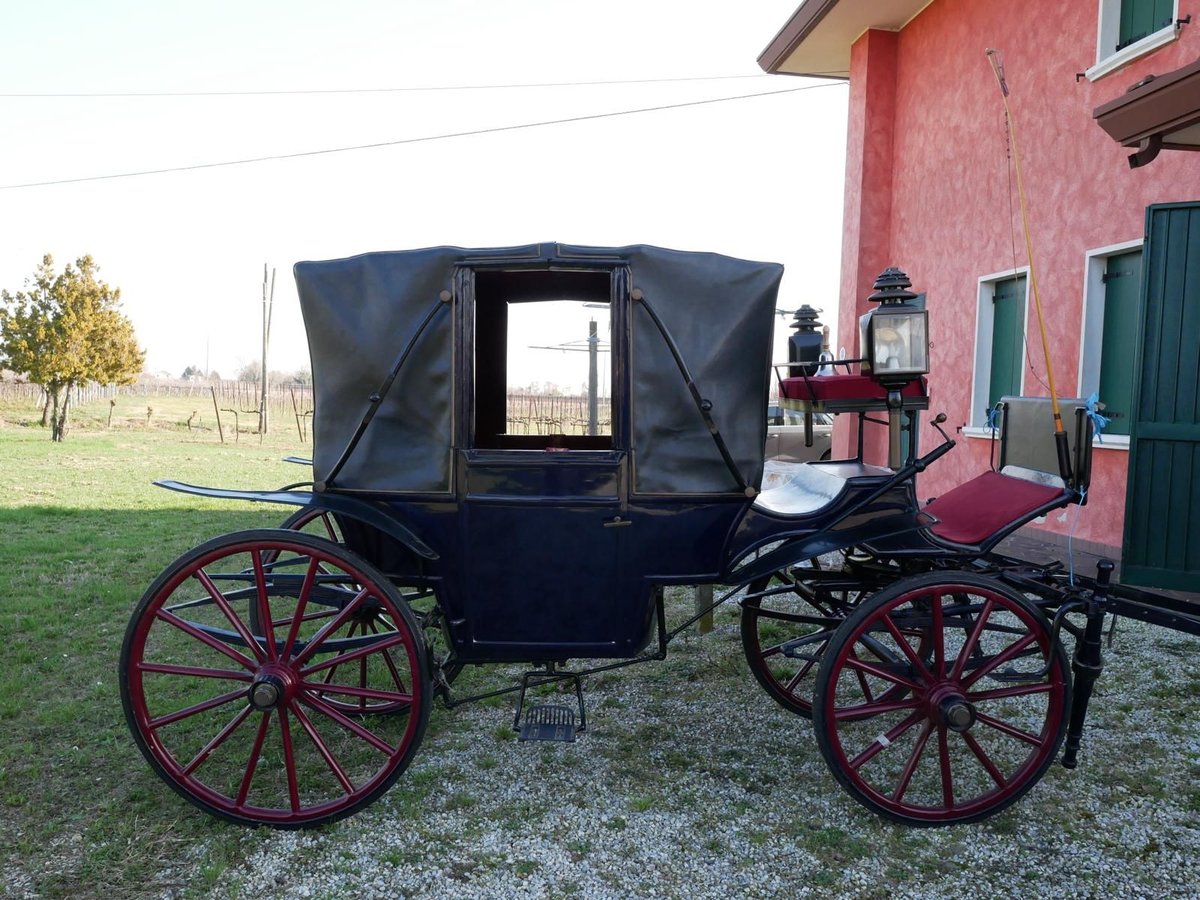 Carrozza asburgica Bohrer modello Landau fine ‘800