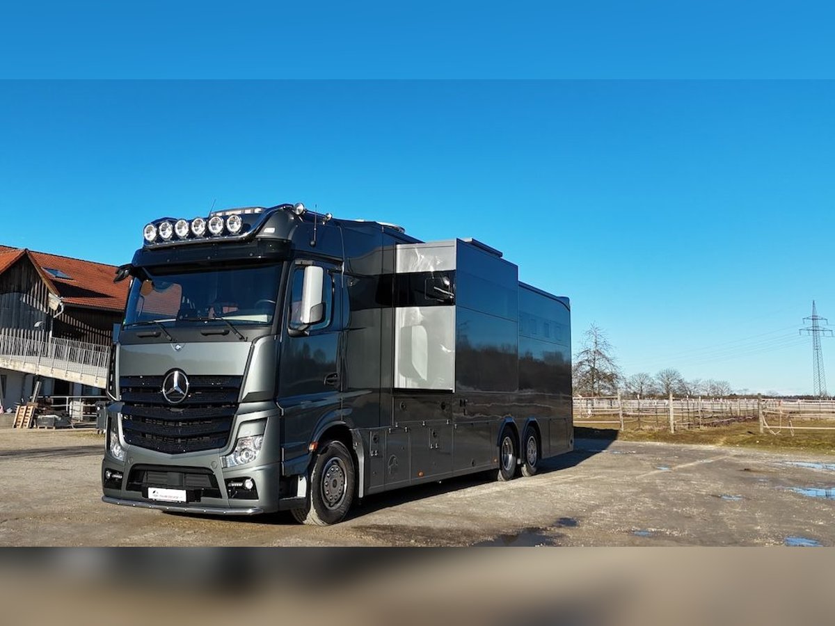 Mercedes-Benz Actros 2545 RJH Exclusive H6 Pferdetransporter Pop-Out Space-Cab LKW TOP GEPFLEGT