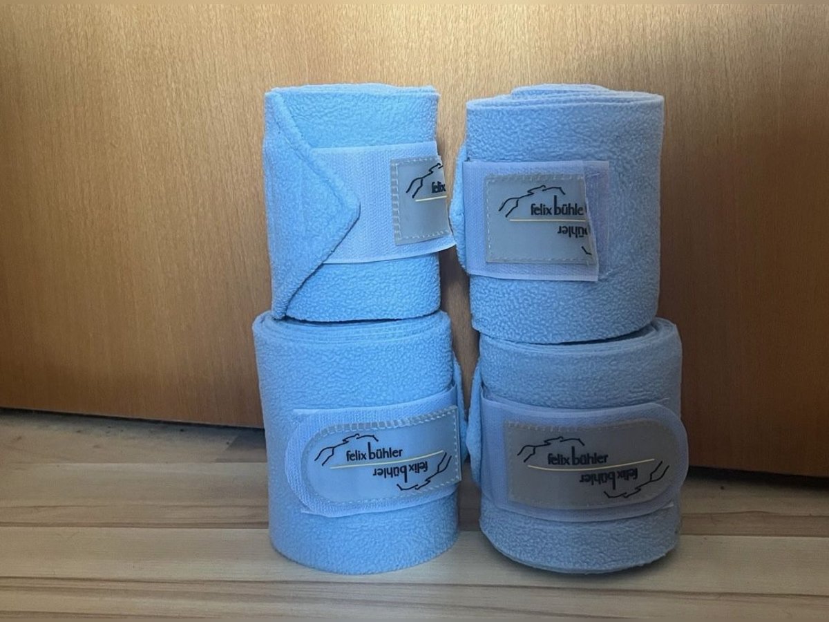 Bandagen Felix Bühler Fleecebandagen hellblau Warmblut