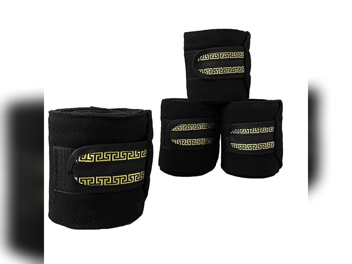 Fleecebandagen "Athene" nagelneu schwarz Fleecebandagen "Athene" nagelneu schwarz