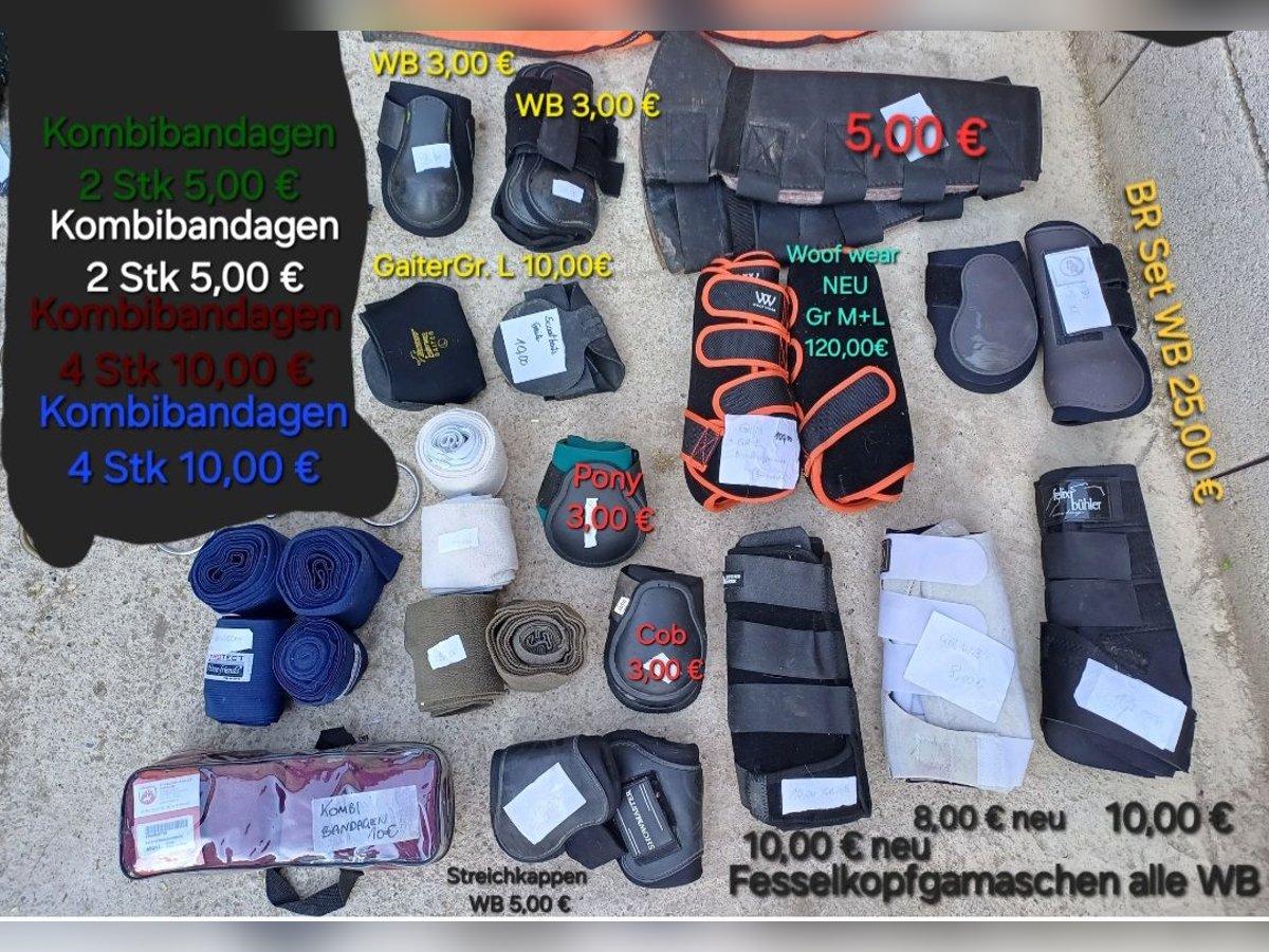 Gamaschen, Kombibandagen, Fesselkopfgamaschen Gamaschen, Kombibandagen, Fesselkopfgamaschen