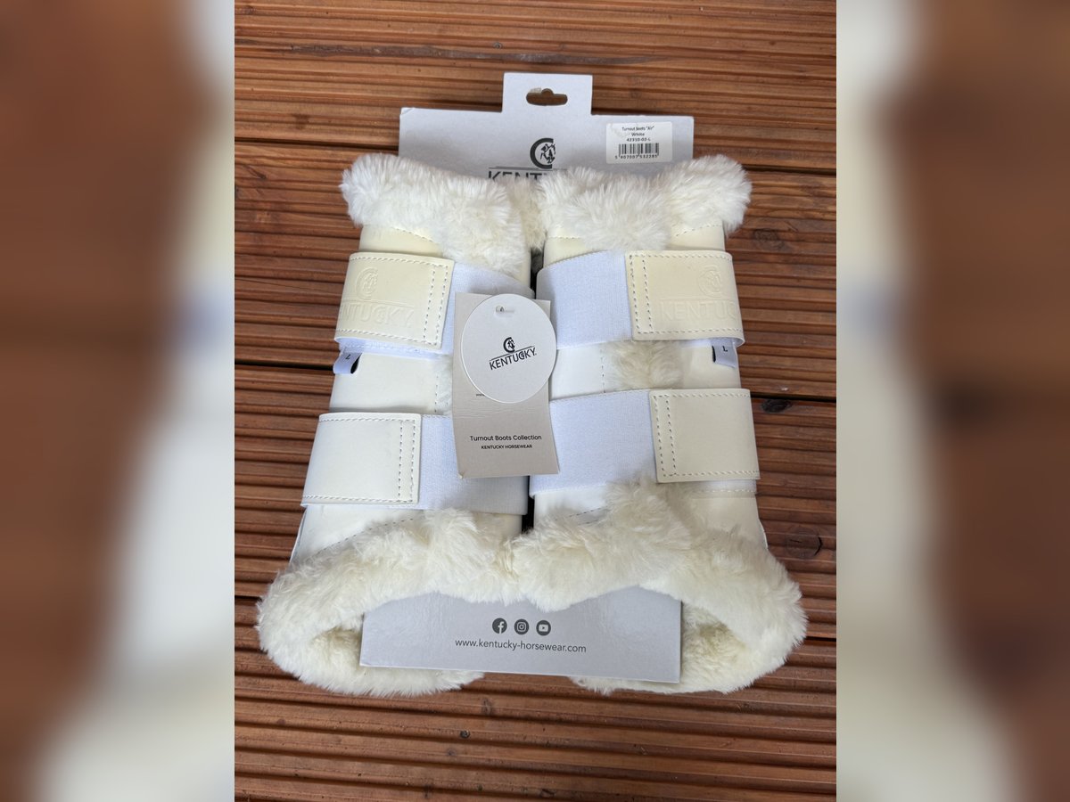 Kentucky Air Gamaschen Fell weiß L