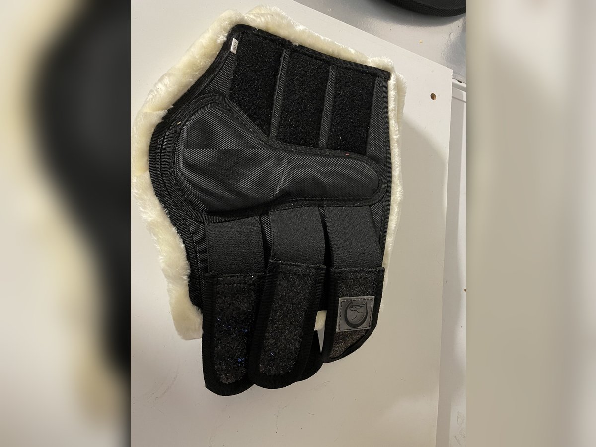 NEU!Riderschoice,Ridersdeal Gamaschen,Lammfell,WB, Glitzer