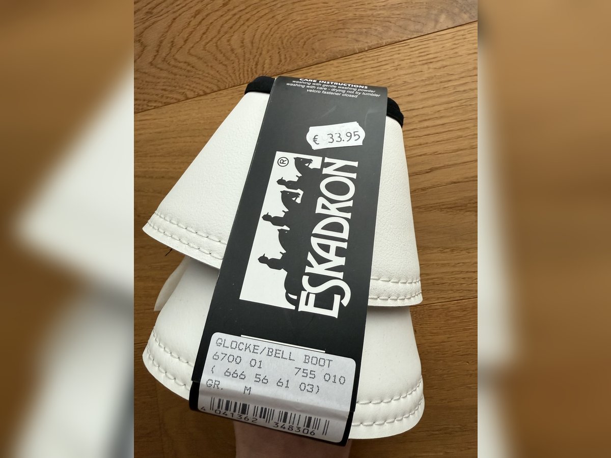 Eskadron Hufglocken weiß Größe M