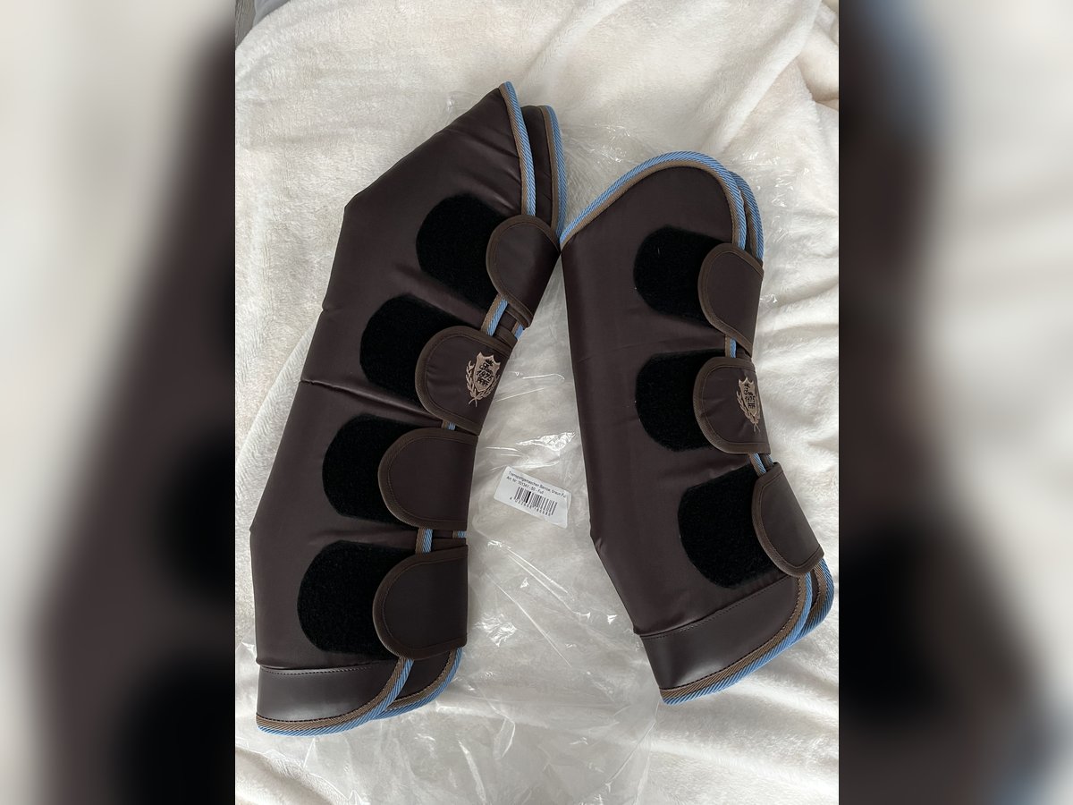 Transportgamaschen Set 4tlg Braun -NEU-