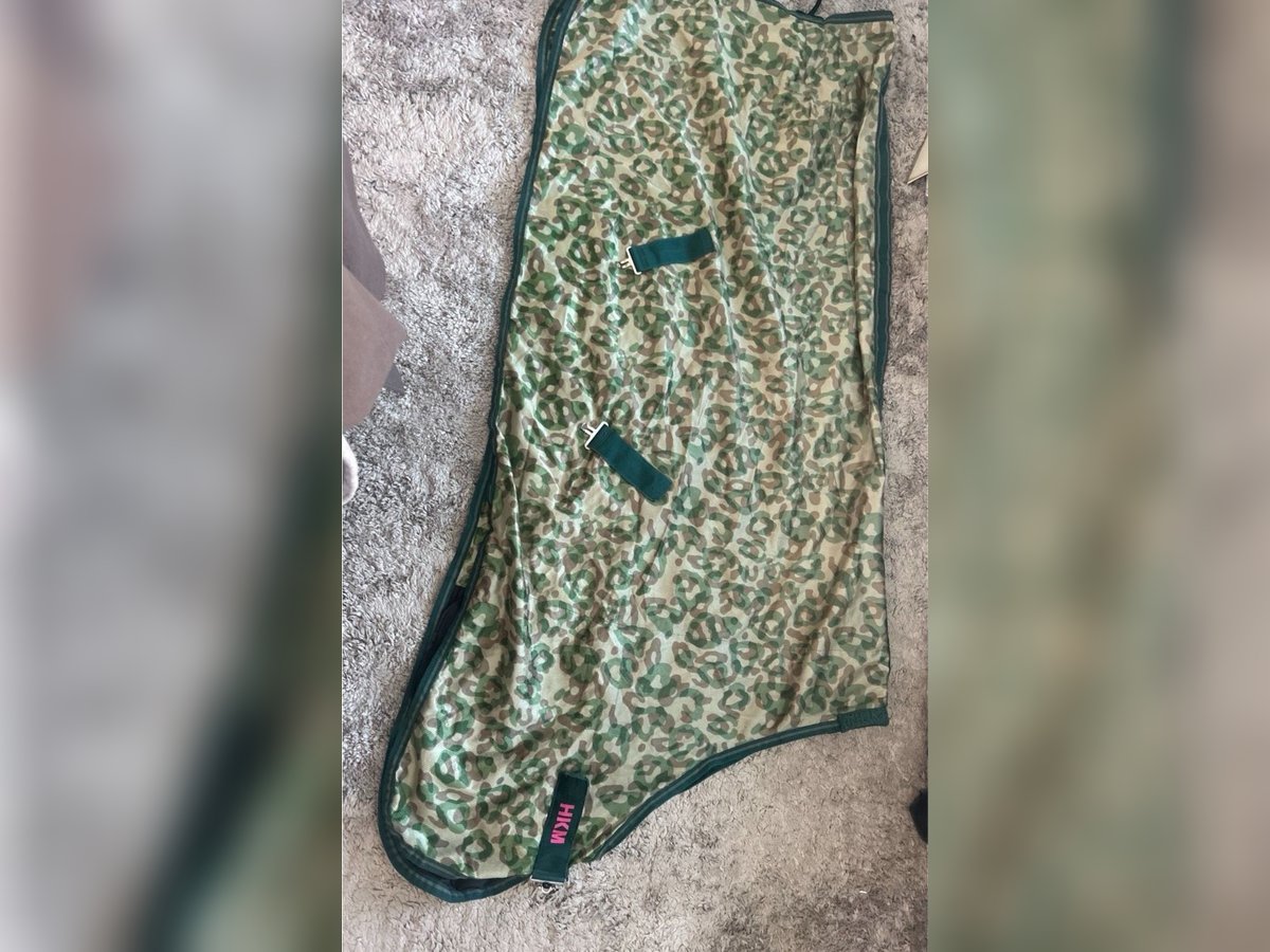 Fliegendecke HKM, Größe 135 cm – Camouflage