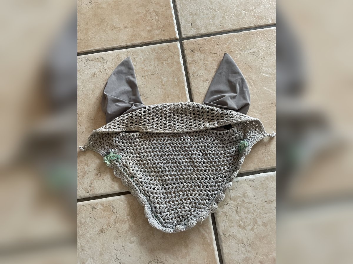Fliegenhaube grau Warmblut
