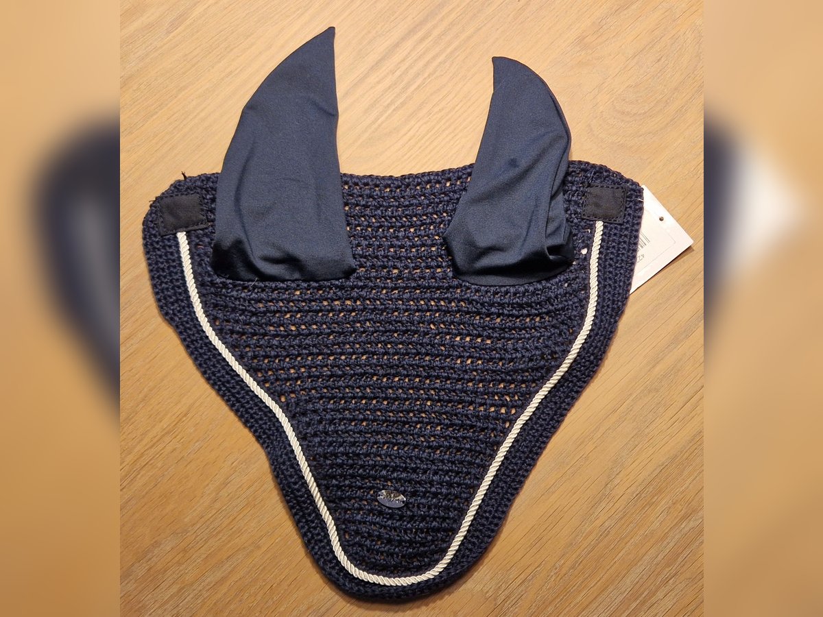 Showmaster Fliegenmütze Fliegenhaube WB Full Navy NEU