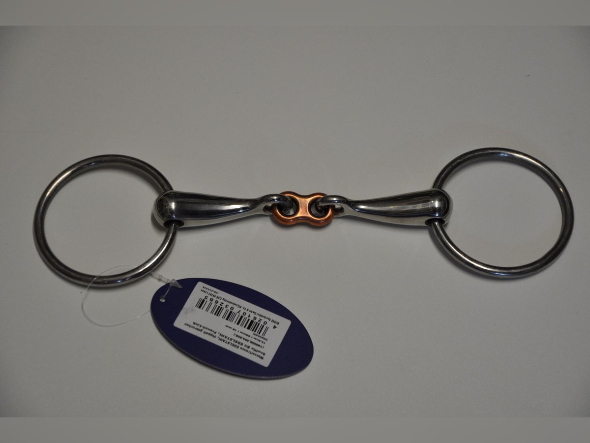 Busse Wassertrense EDELSTAHL, doppelt gebrochen 13,5cm Busse Wassertrense EDELSTAHL, doppelt gebrochen 13,5cm
