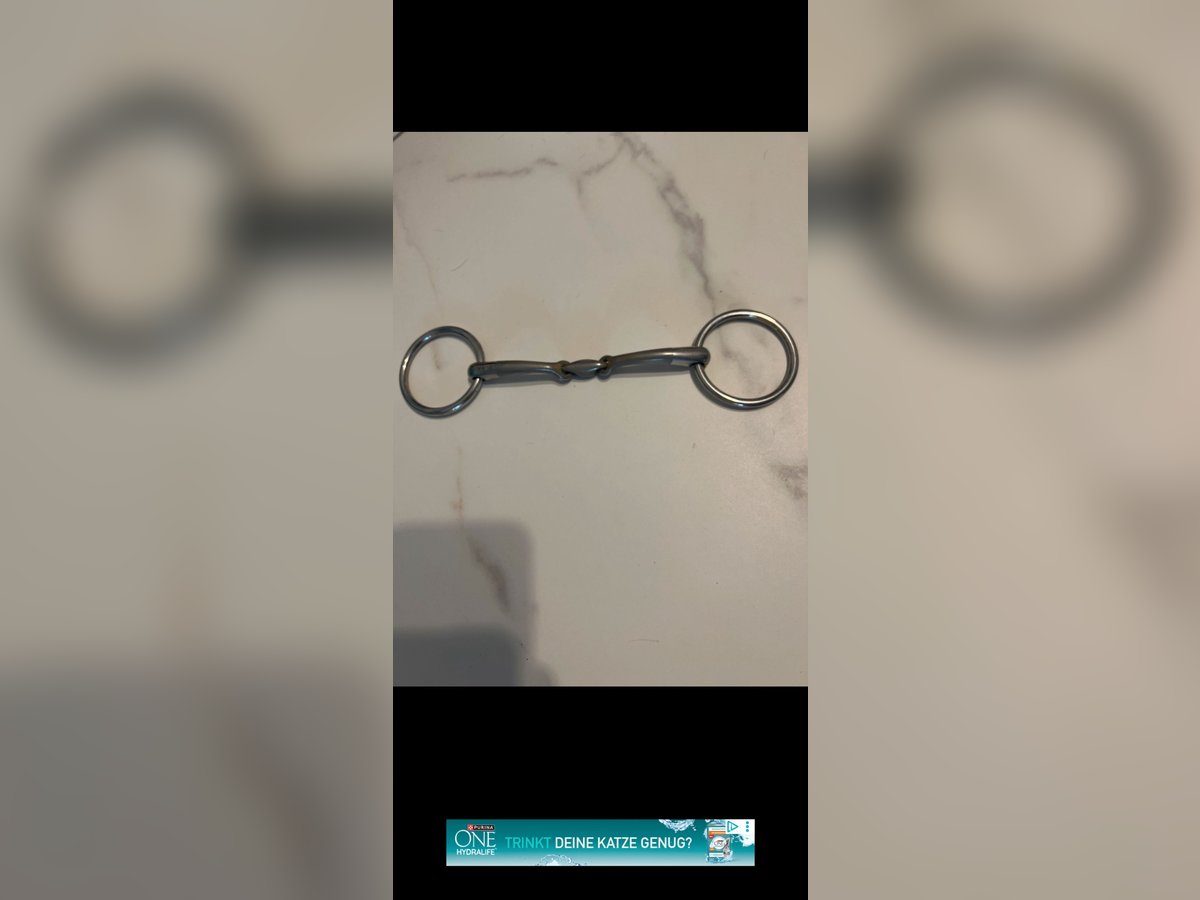 HS Sprenger SATINOX doppelt gebrochen Unterlegtrense 14,5cm