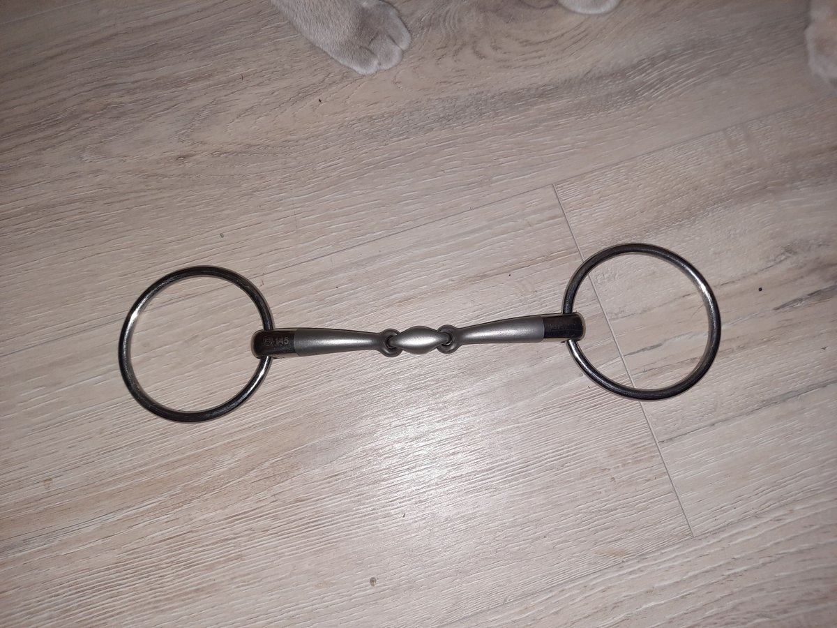  SPRENGER Wassertrense Satinox  14,5cm Gebiss doppelt gebrochen ergonomisch