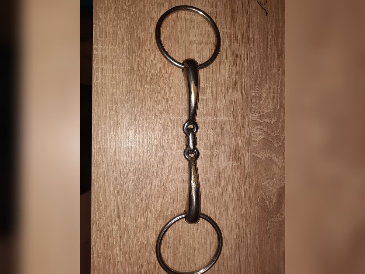 Wassertrense doppelt gebrochen Gebiss 15,5cm 18mm ergonomisch