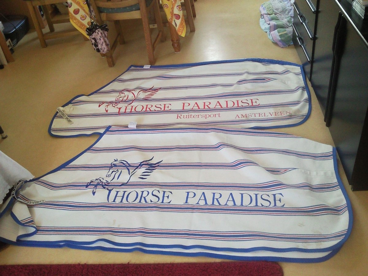 2 zweetdekens/onderdekens 