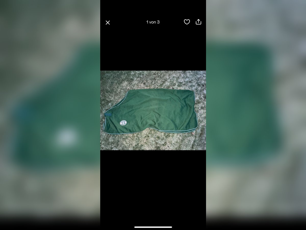 Abschwitzdecke Thermo Master 145cm grün