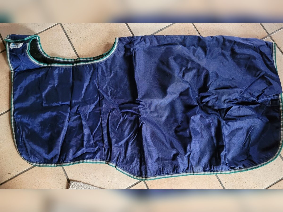 blaue gefütterte BUCAS Smartex Riding Nierendecke / Ausreitdecke