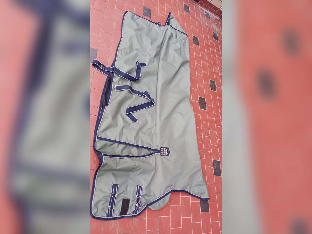 Regendecke mit Fleecefutter,  grün, 145cm 