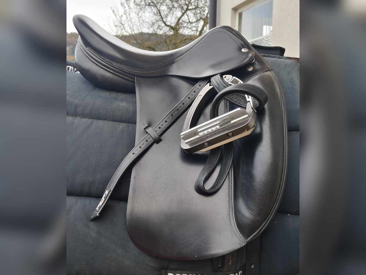 Amerigo Basso klassischer Dressursattel 17" top Zustand! Amerigo Basso klassischer Dressursattel 17" top Zustand!