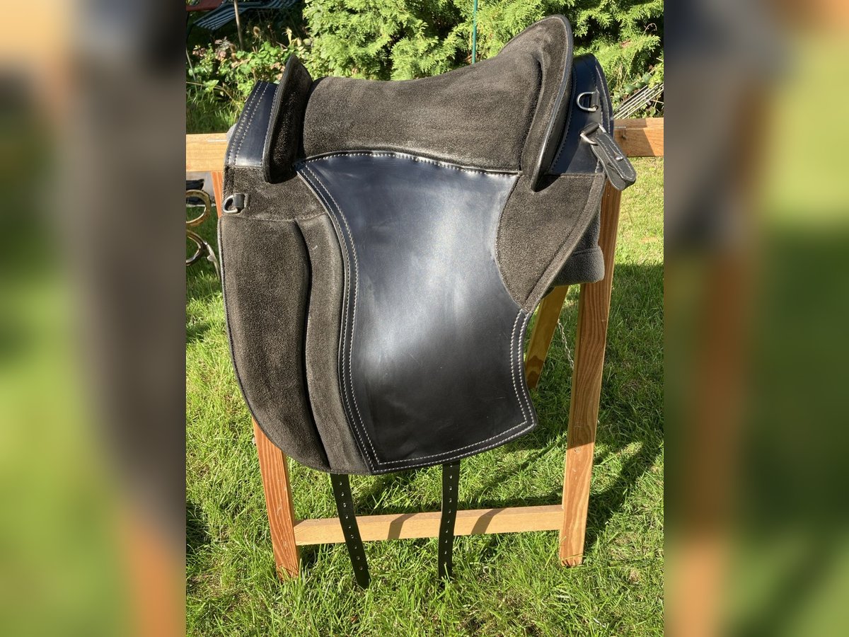 La Selle Agile Lederbaumsattel von Isländstute getragen