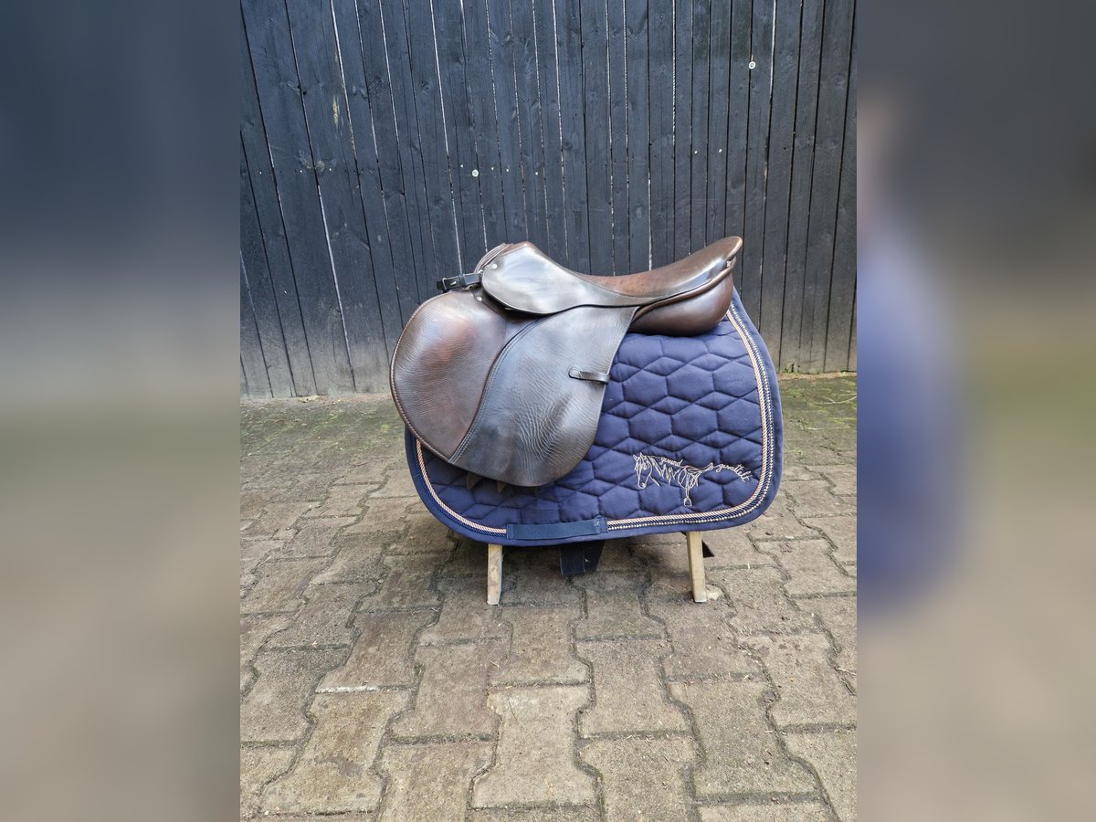 Höpfner springsattel 17 zoll mittlere kammer braun