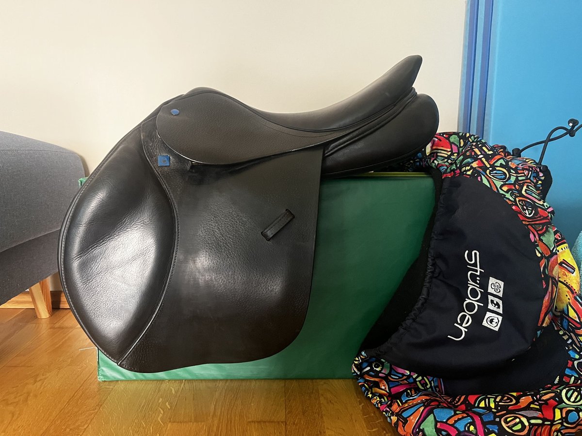 Neuwertiger Stübben Virginia S Springsattel 17 Zoll  Neuwertiger Stübben Virginia S Springsattel 17 Zoll
