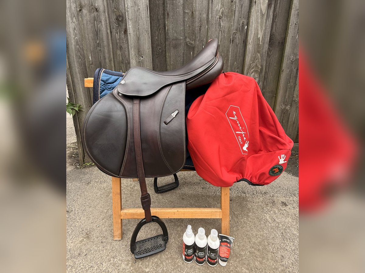 Selleria Equipe EK Go Springsattel-  Sitzfläche 17“ braun