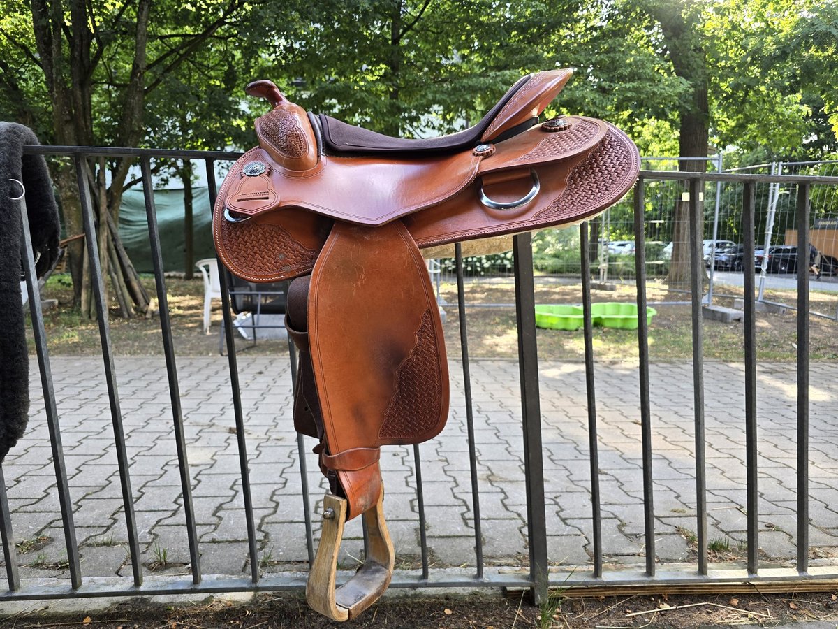 Westernsattel, Equiflex, Horse and Rider, HR, 16", 11/19