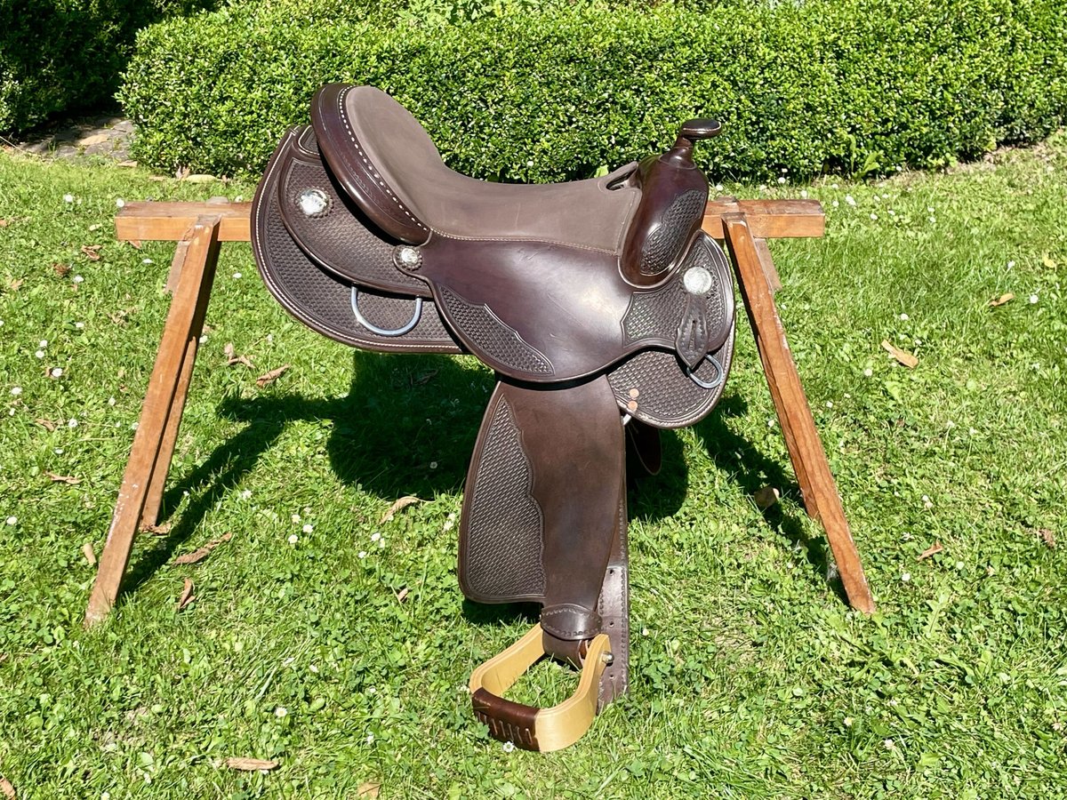 Westernsattel Triple W platinum small butterfly Westernsattel Triple W platinum small butterfly