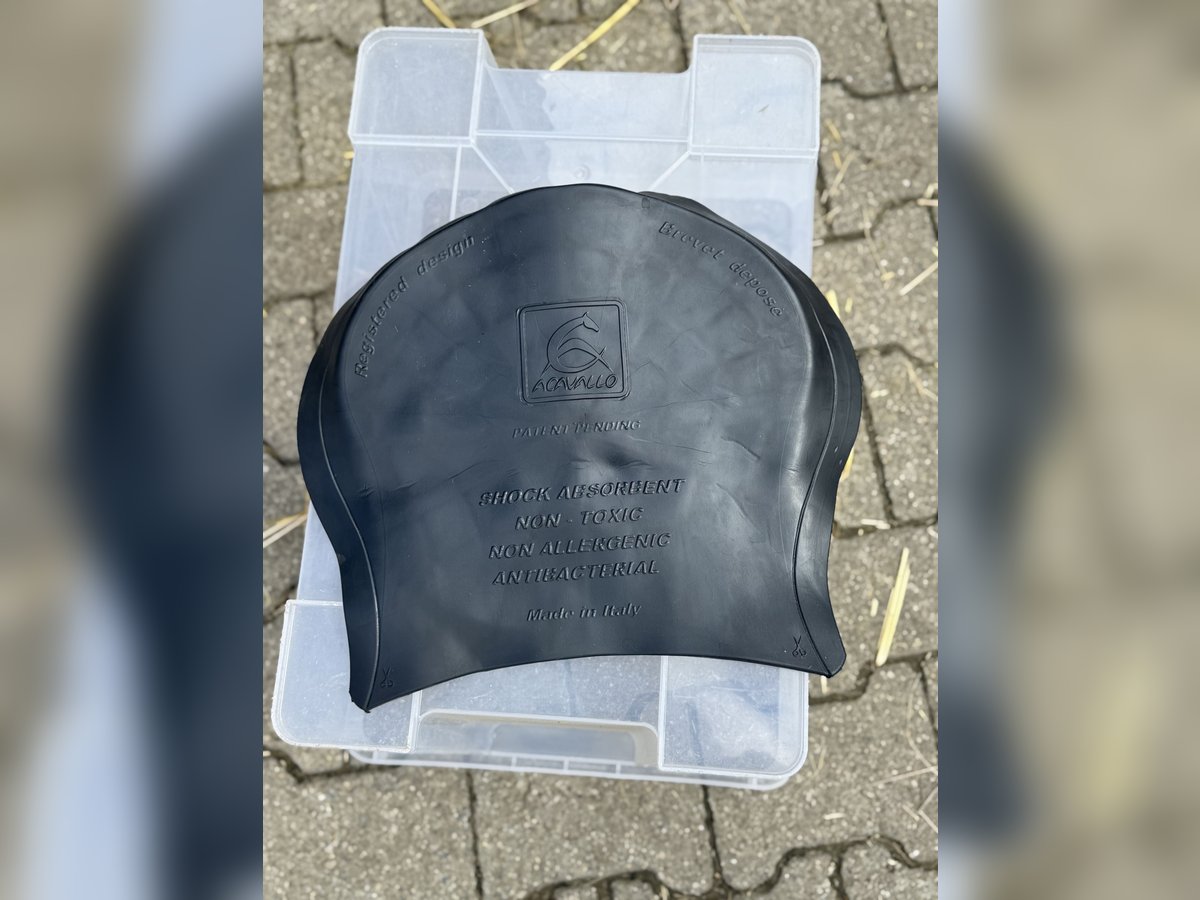 ACAVALLO GEL PAD 1/2 HINTEN ERHÖHT - BLACK, ONESIZE