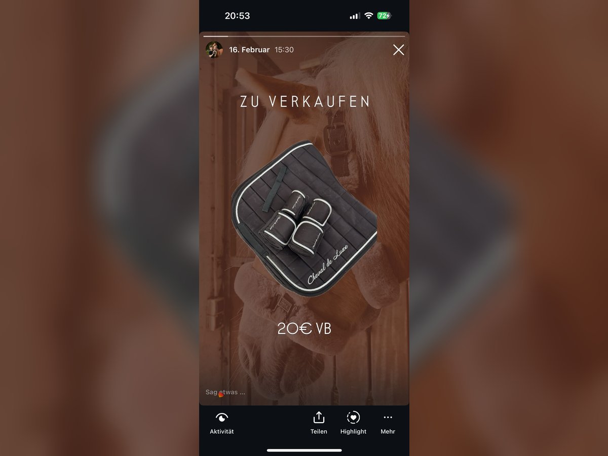 Cheval de luxe set (Schabracke + Bandagen) Cheval de luxe set (Schabracke + Bandagen)