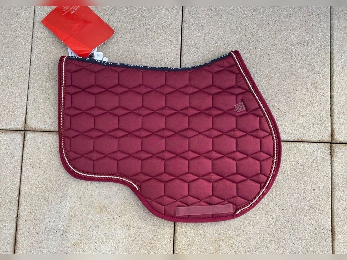 Mattes Schabracke Eurofit Springen SR- Bordeaux/Crystal NEU