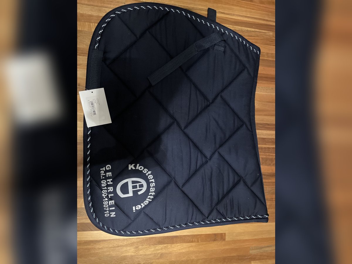 Neue Schabracke Vs/ Springen blau Pony Neue Schabracke Vs/ Springen blau Pony