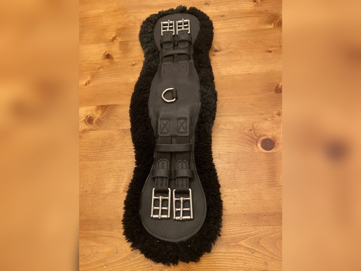 Kurzgurt 50 cm Leder mit Lammfell