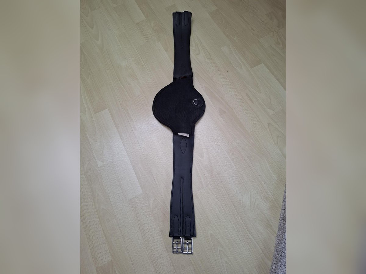 Sattelgurt (Eric le Tixerant). Schwarz, 120 cm